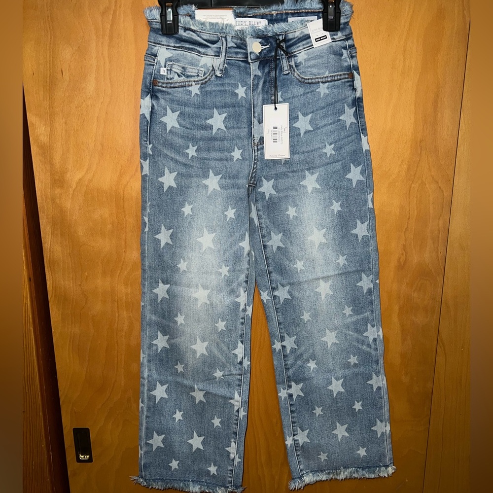 NWT Judy Blue Star Crops